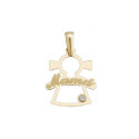 COLGANTE ORO 18 K - 82587-G