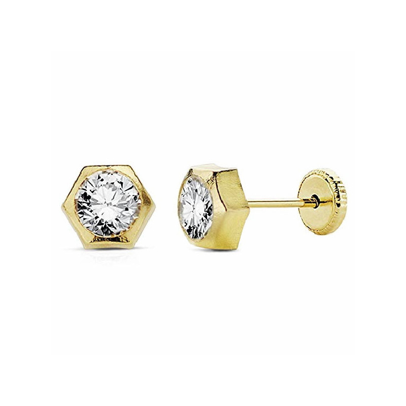 PENDIENTES ORO 18 K - 020002405