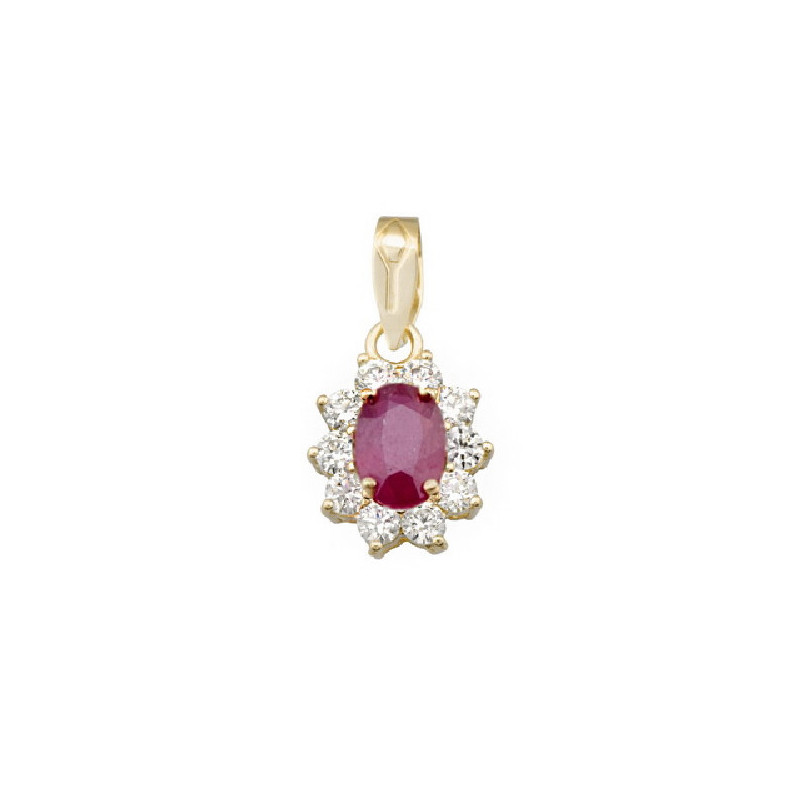 COLGANTE ORO 18 K - 8571-G/A/RU-CI