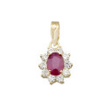COLGANTE ORO 18 K - 8571-G/A/RU-CI