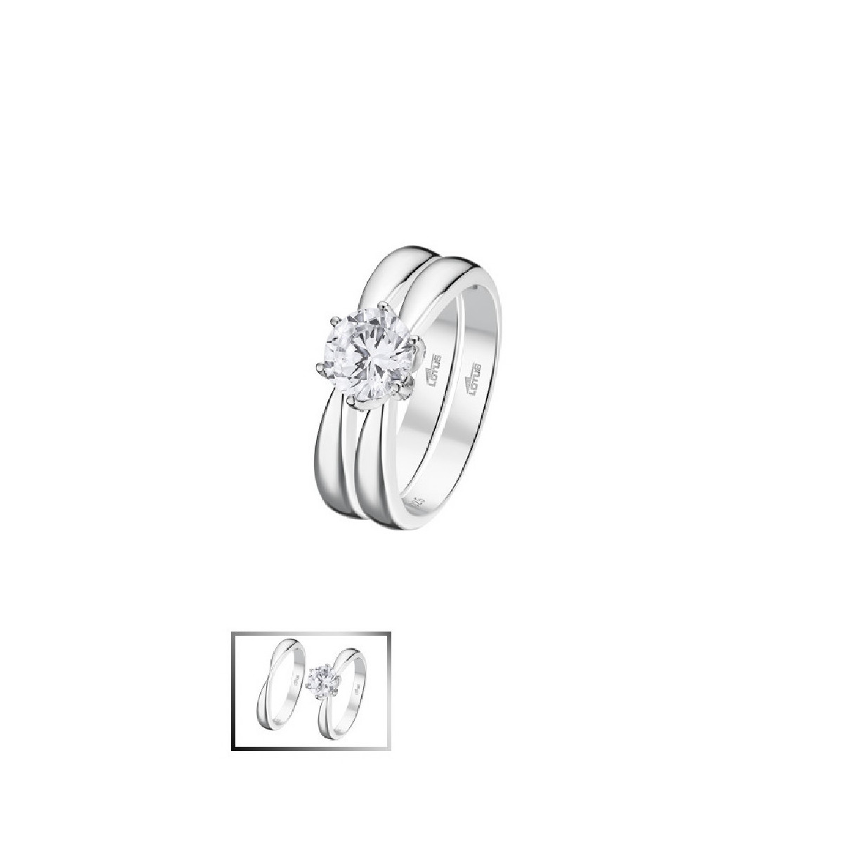 ANILLO LOTUS SILVER - LP3509-3/112 ANILLO LOTUS SILVER - LP3509-3/112