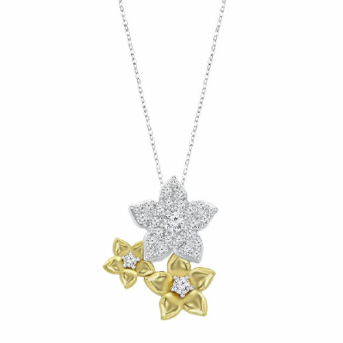 COLLAR LOTUS SILVER - LP3836-1/2
