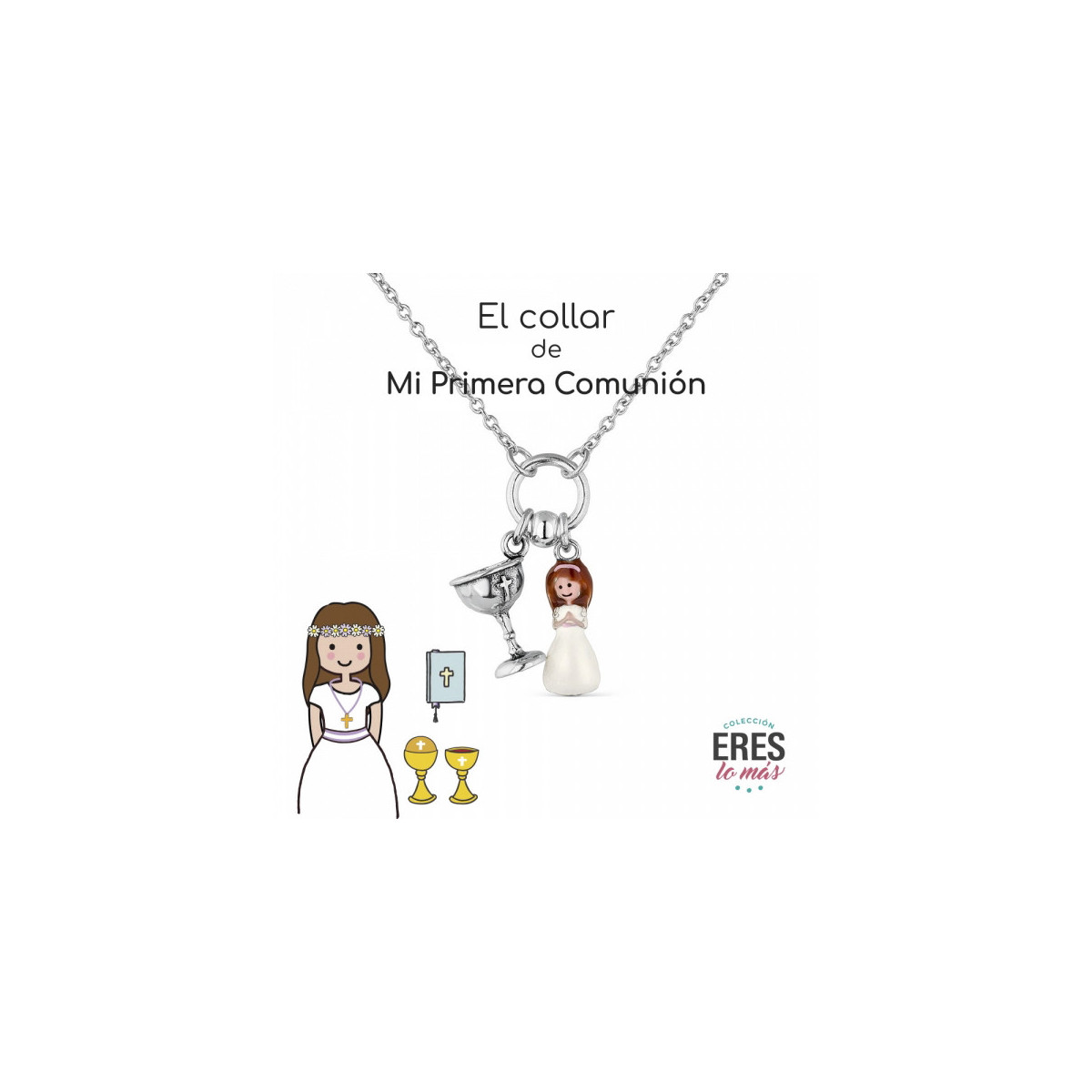 COLLAR COMUNION PLATA - 9111379